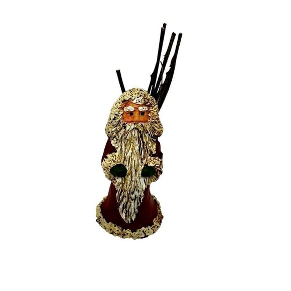 Constance Collection 4” Resin Santa Claus Figurine Christmas Old World Sticks - Picture 1 of 7